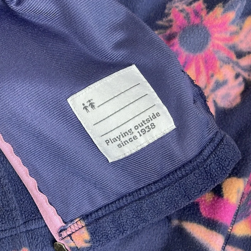 Columbia Castle Dale floral full zip fleece XL